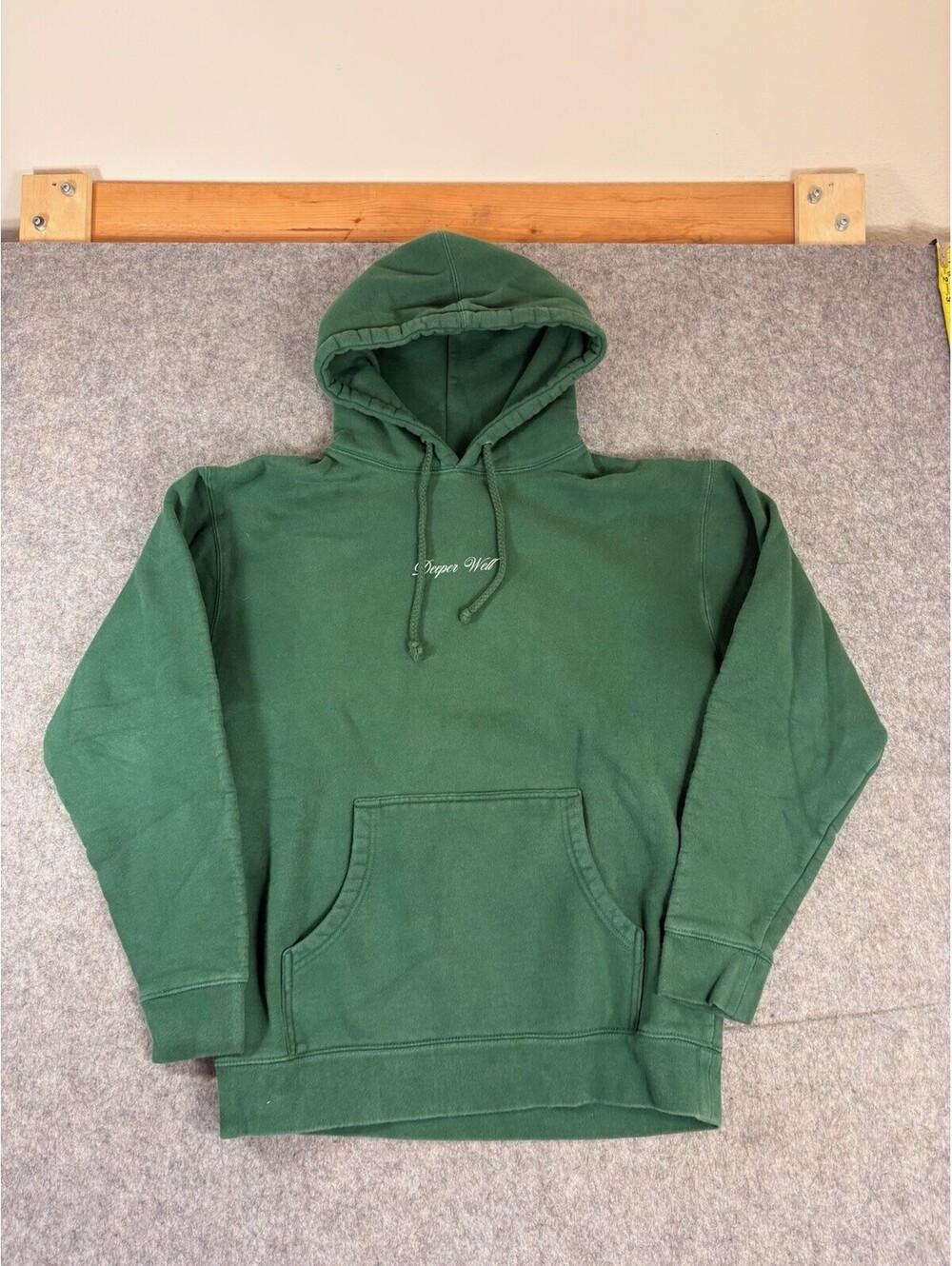 Kacey Musgraves Deeper Wells No Regrets Baby Tour Merch Unisex Sz M Green Hoodie